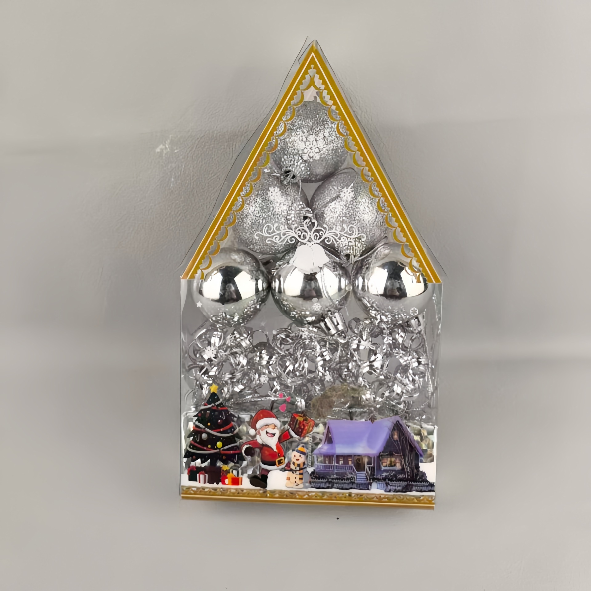 Nuevos adornos de Navidad transfronterizos colgantes de Navidad Bolas de Navidad Set Bolas de Navidad Colgantes de árbol de Navidad Caja de regalo Bolas de Navidad G image 22