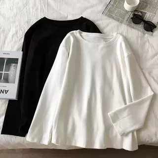 秋冬白色磨毛德绒长袖t恤女休闲修身显瘦加绒保暖打底衫上衣批发