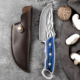 Forged Boning Knife, Cutting Knife, Mongolian Hand-Carved Meat Knife, Camping Fruit Knife, Kitchen Multi-Purpose Knife, Yangjiang Handmade Knife