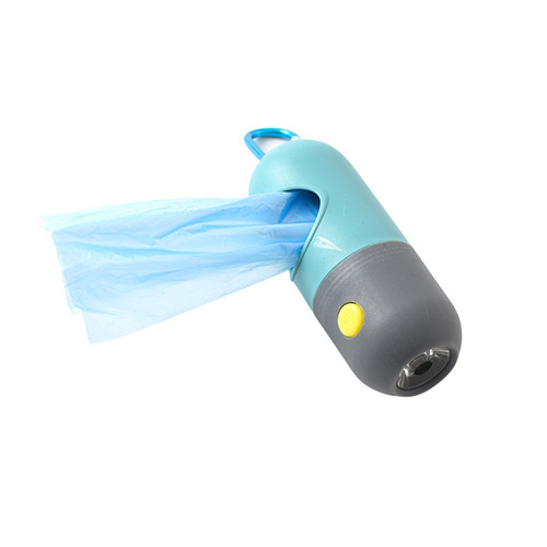 New Pet Waste Box LED Dog Poop Bag Pill Garbage Bag Convenient Storage Box Cat and Dog Cleaning Supplies