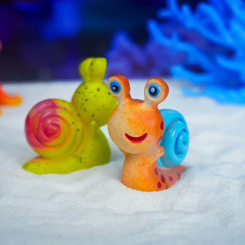 Pecera explosiva, decoración de paisajismo, tanque pequeño creativo, caracol pastoral, jardinería, PVC, nueva artesanía