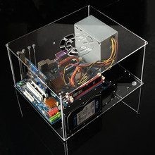 电脑机箱DIY亚克力透明机架开放式裸装台式主机箱主板支架可叠加