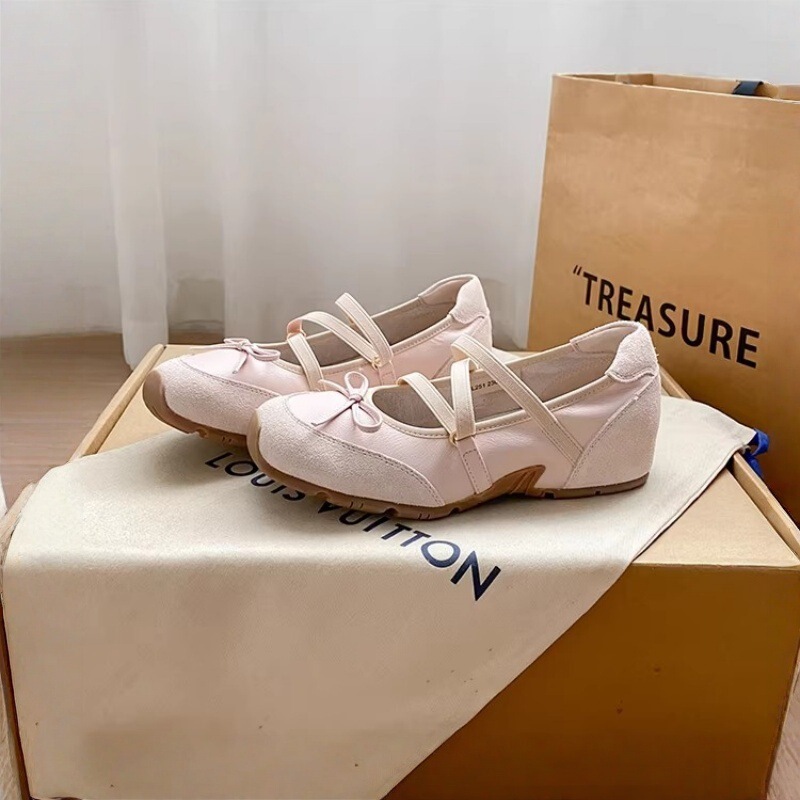 Chen Duling's same style Tianmeiyi fruit juice gummy sports ballet Mary Jane shoes for women with internal height increase and shallow cut Chen Duling's same style Tianmeiyi fruit juice gummy sports ballet Mary Jane shoes for women with internal height increase and shallow cut