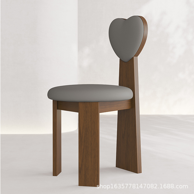Nórdico retro silla de comedor de madera sólida hotel de restaurante casero estilo medieval silla de respaldo silla de tela de algodón fábrica de fuente