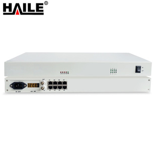 PCM Telephone Voice Multiplexing Equipment Optical Terminal 1E1 to 8-Way Telephone Service FXO/FXS Dual Power Supply 1 Pair