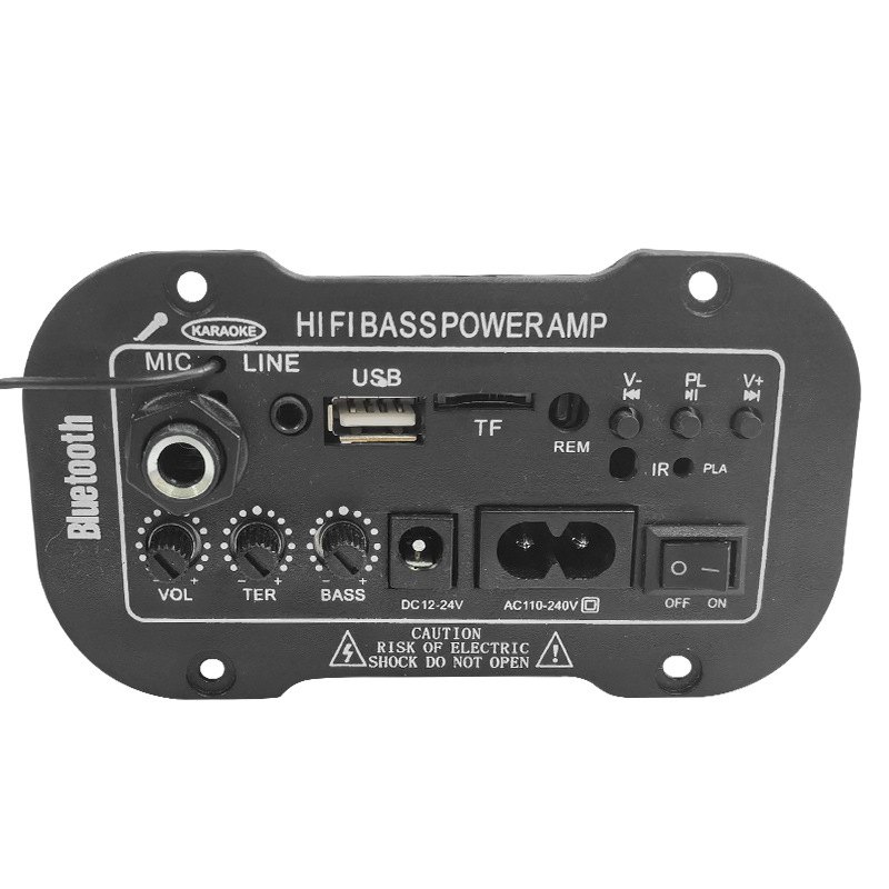 Transfronterizo dedicado de 5 pulgadas de tres propósitos micrófono MIC incorporado Bluetooth micrófono Bluetooth amplificador digital tablero de alta fidelidad