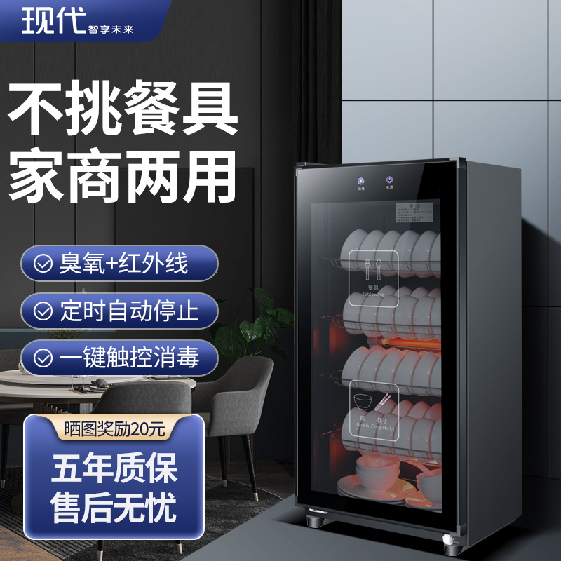 Modern Disinfection Cabinet Household Commercial Catering Vertical Small Desktop Disinfection Cupboard Kitchen Tableware Cleaning Cabinet