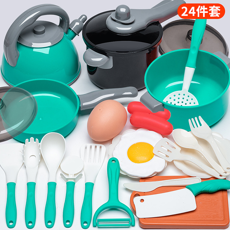 "녹색 농축" 주방 24 세트의 과일과 채소 무작위