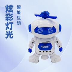 新款太空跳舞智能机器人全新炫舞灯光音乐红外线儿童电动玩具批发
