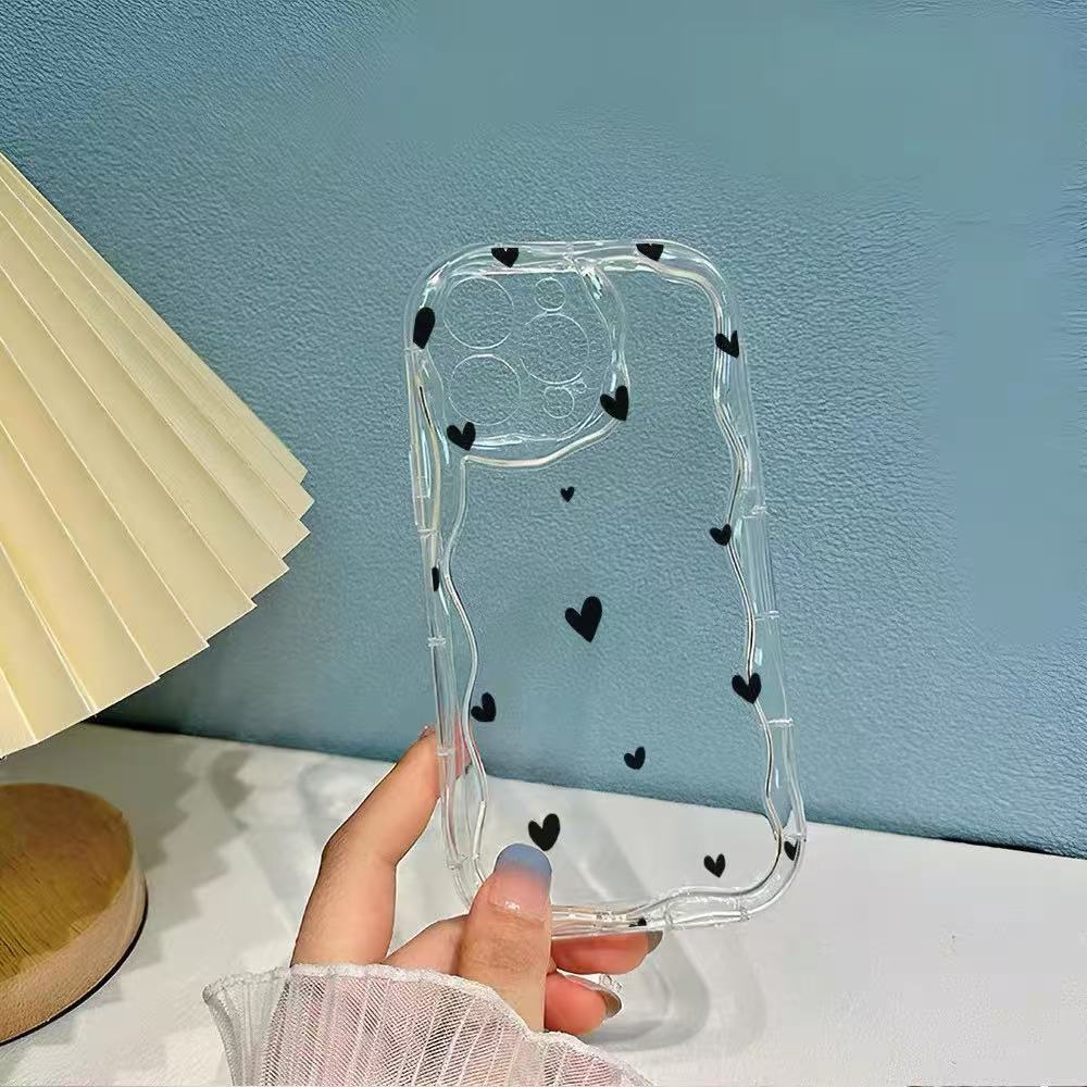 Amor simple para iphone15promax funda para teléfono móvil Apple 15 anti-caída 14pro Japón y Corea del Sur 13/12/11X