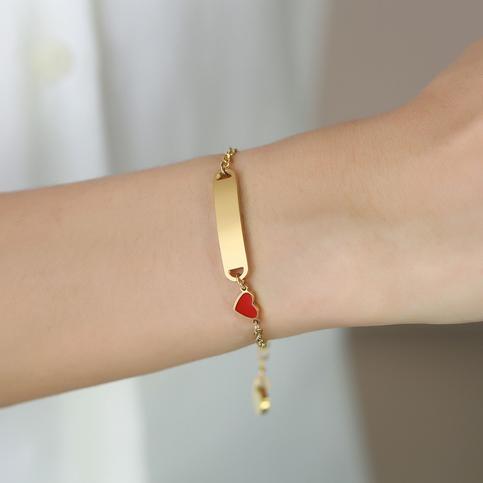 Απλό Στύλ Στερεό Χρώμα Χρώματος Πεταλούδας 304 Ανοξείδωτο Ατσάλι Κορίτσια Ενήλικες Βραχιόλι display picture 5