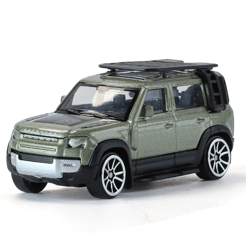 Land Rover, металлическая реалистичная модель автомобиля, масштаб 1:64, амортизатор