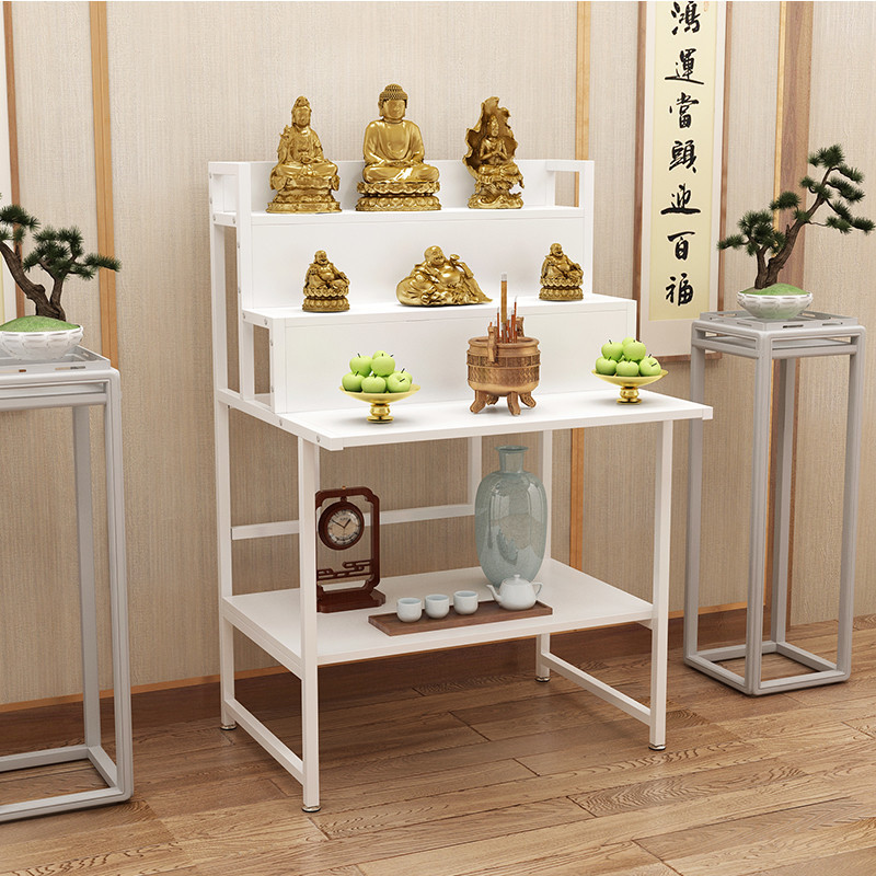 Xizang Three-layer Buddha Table Ladder Multi-layer Xizang Buddha Cabinet Three-layer God Statue Economy Table Home Table