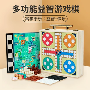 Деревянные настольные игры 10 в 1