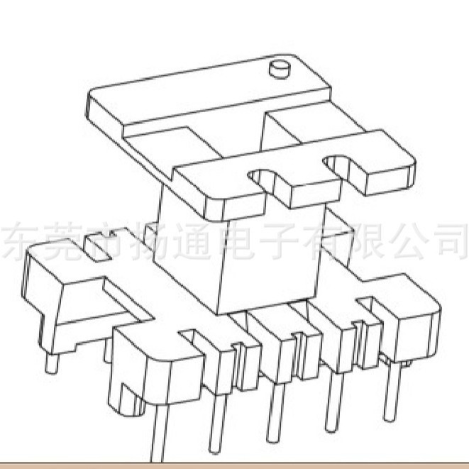 EE25滤波器骨架EI25双槽骨架变压器骨架立式5+5针