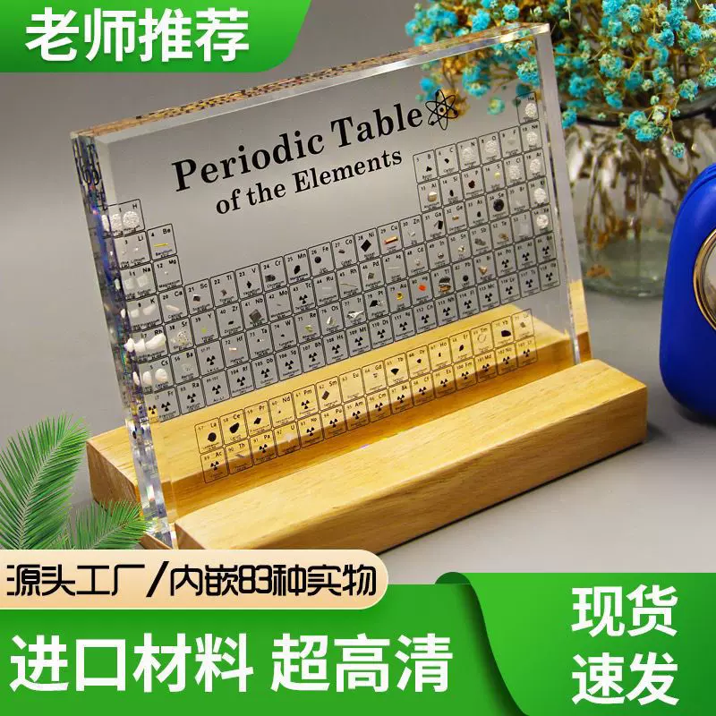 化学元素周期表立体挂图初一男生生日礼物二次元送老师物理礼摆件