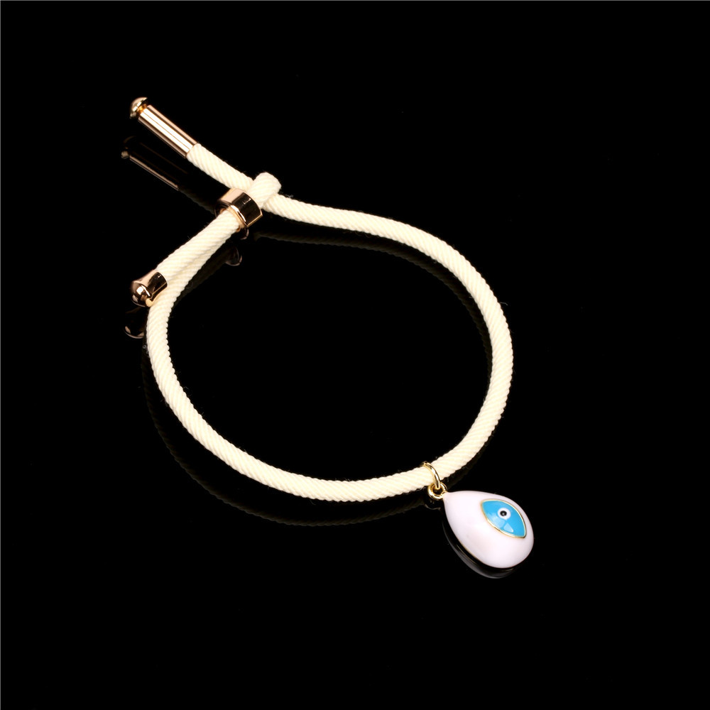 Conjunto De Pulsera Colgante De Ojo Turco Con Gotas De Aceite De Moda display picture 28