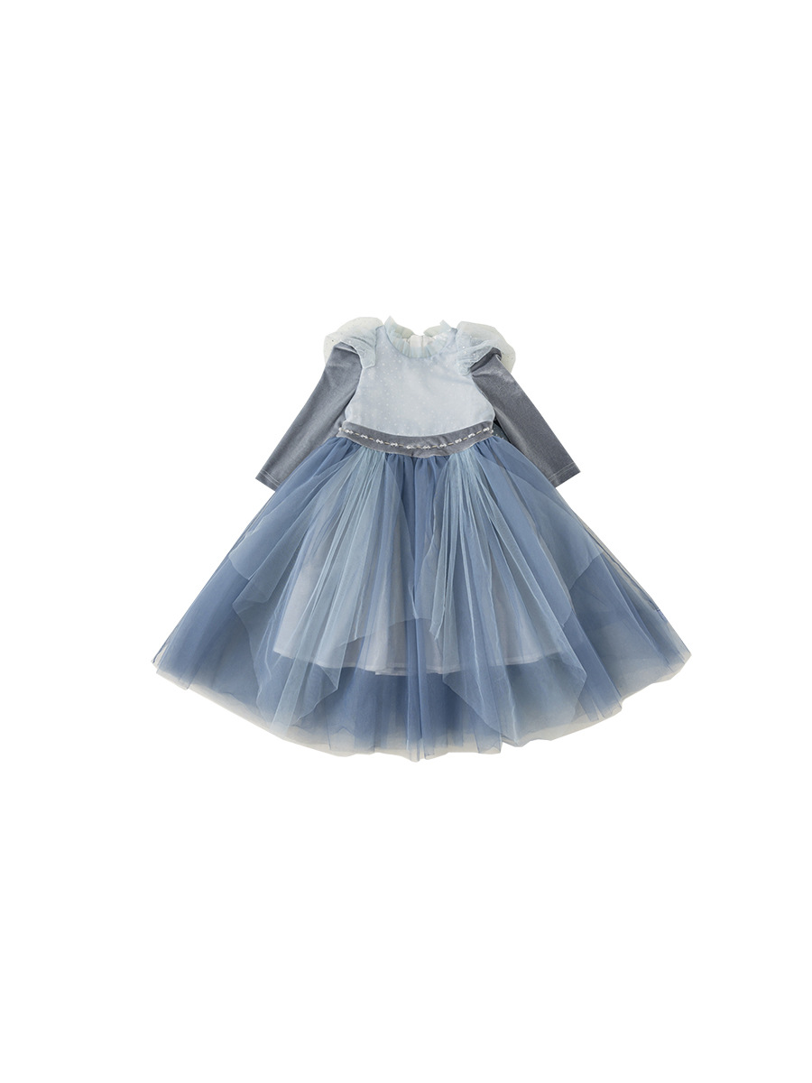 Yoobao ropa infantil para niñas Aisha vestido de princesa otoño nuevo vestido de Navidad vestido de tela de tela de mujer vestido largo