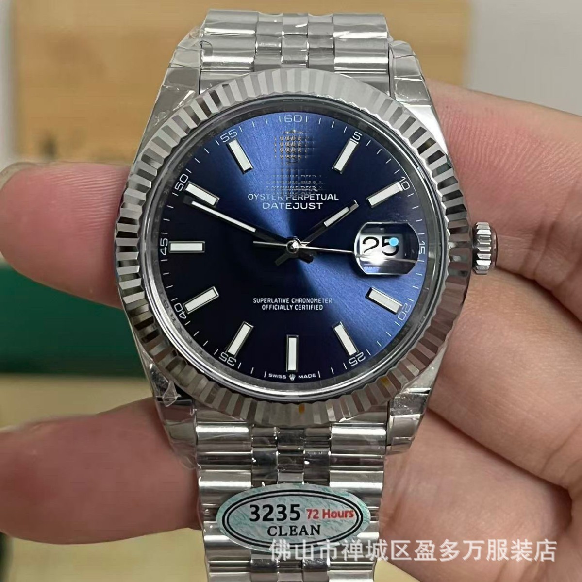 Transfronterizo C fábrica verde registro verde 41m oro 2836 / 3235 movimiento de alta versión proveedor de relojes mecánicos para hombres