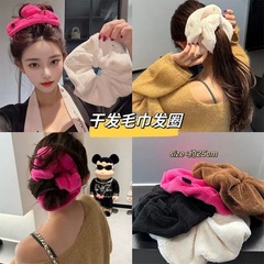 秋冬特大号のドライヘアタオルのヘアリング睡眠のヘアケアは毛の毛の毛の縄の吸水性のひものアクセサリーを傷つけません。