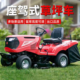 座驾式草坪修剪车汽油机大马力园林牧场开荒32寸42寸50寸割草机
