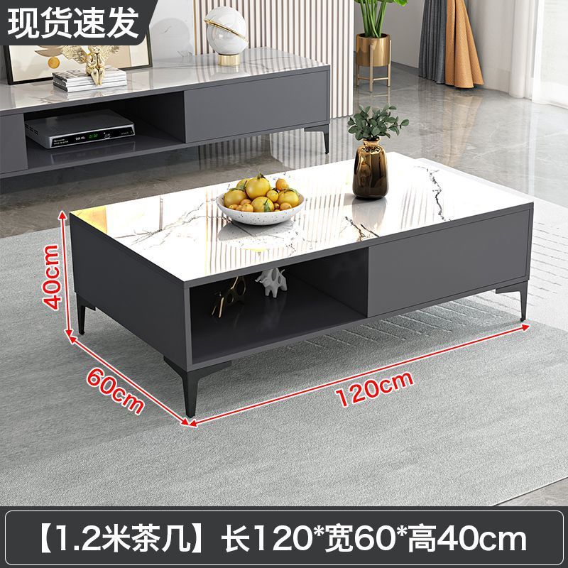 Mueble de TV, combinación de mesa de centro simple, sala de estar de lujo ligero, nuevo gabinete de piso, dormitorio de apartamento pequeño, gabinete de TV simple al por mayor image 6