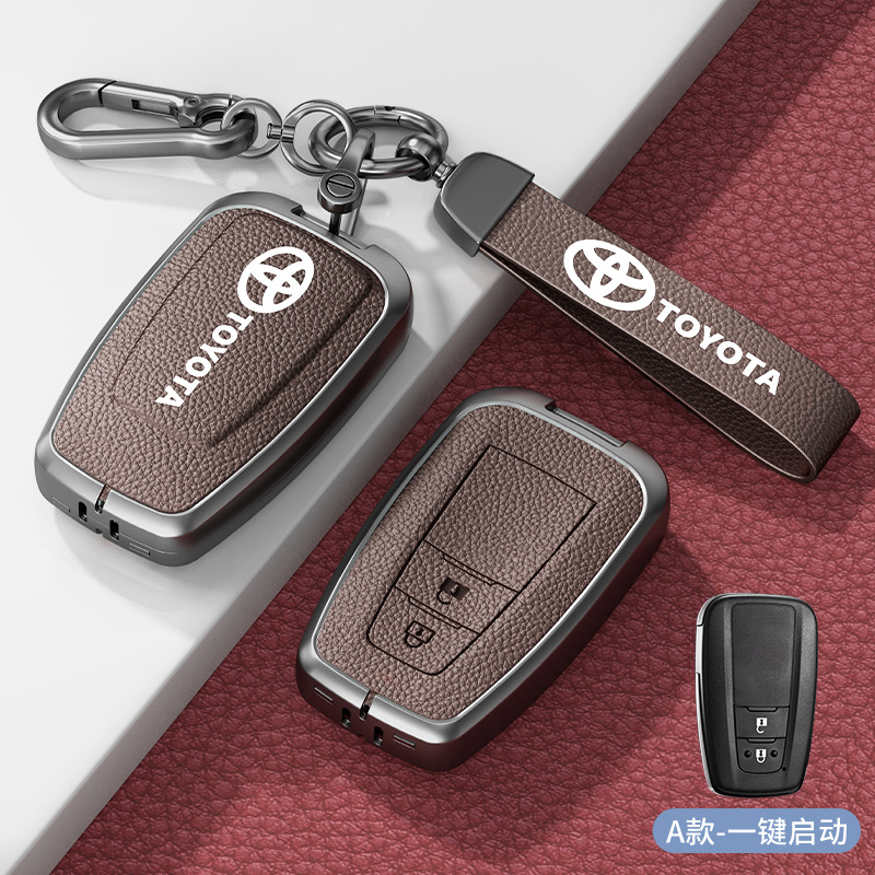 모델 A 아연 합금 쉘 2버튼 모카 브라운 하드웨어 팔찌