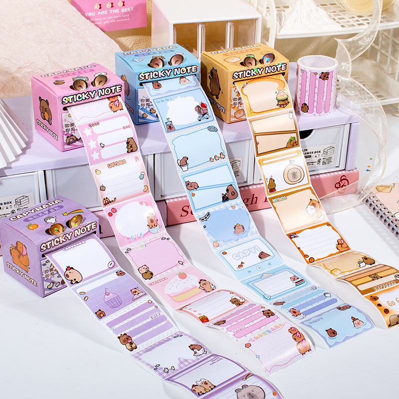 Las notas adhesivas extraíbles de Kapibala, las notas adhesivas que se pueden rasgar de alto valor, la corrección de preguntas incorrectas de la escuela primaria, las notas que se pueden escribir