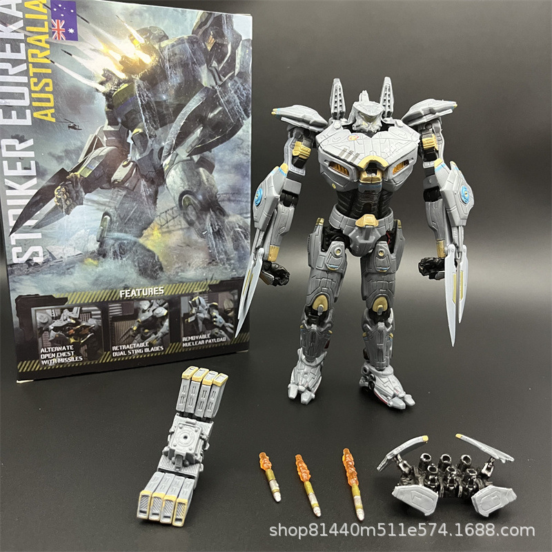 NECA パシフィック・リム メカメッキ 発光危険ローバー 赤アルファ エウリカ 可動フィギュア|undefined