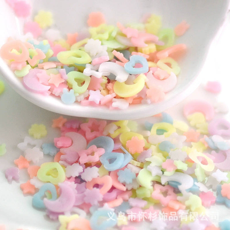 Cream ceramics, slime, accessory, with snowflakes, handmade