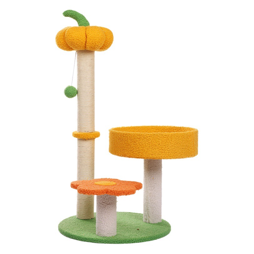 Marco de escalada de gato mascota Nido de gato de calabaza plataforma de salto gato rascador pequeño gato rascador tablero gato juguete transfronterizo al por mayor en stock