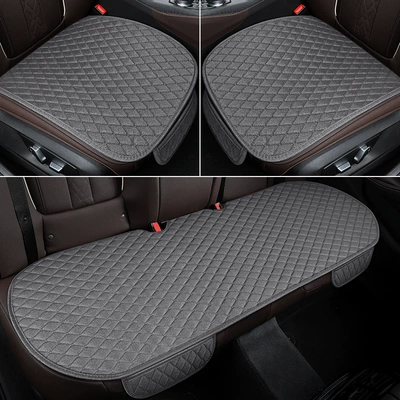 Seat cushion, seat cover Seat Cushion Car Seat Head Hat - athens-gray-three-piece-set