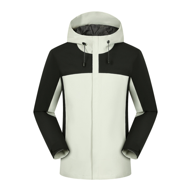 冬の新型三合一突撃服カスタムロゴ作業服二点セット取り外し可能防水防風コート男|undefined