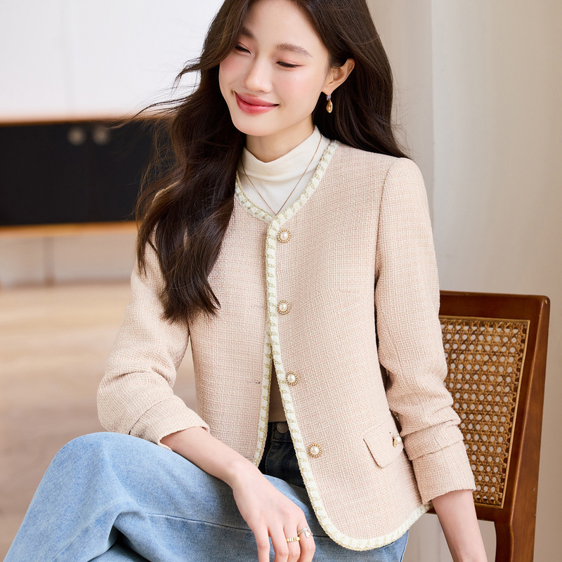 Tweed Blazer for Women, New Spring and Autumn Fashion, Stylish and Trendy, French-Style Chic Top