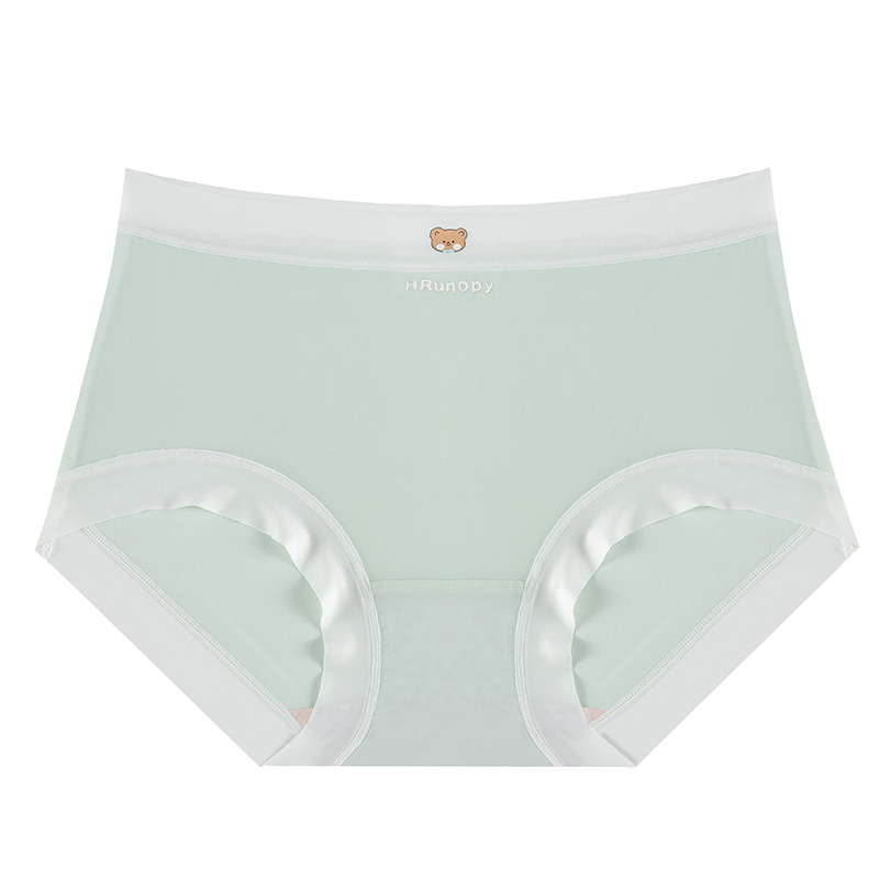 Mascarilla ultrafina sin costuras, seda de hielo tan ligera como alas de cigarra, seda de hielo de secado rápido sin costuras, nueva ropa interior antibacteriana de algodón puro Shen Qingqi