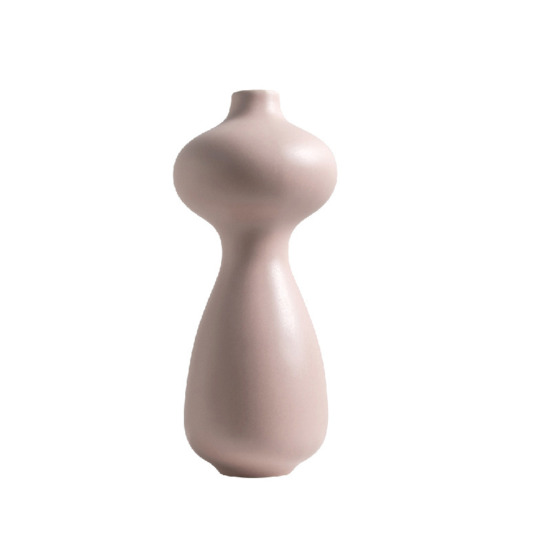 Moderno minimalista colorido florero de cerámica Nordic salón flor modelo Sala ventas muebles oficina ciudad suave decoración adornos