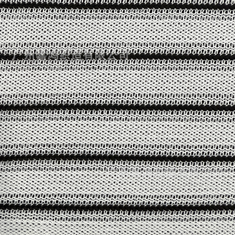 Tejido de encaje de poliéster, tejido de punto, tejido de doble color, blusa, abrigo, tejido multicolor, fábrica de stock