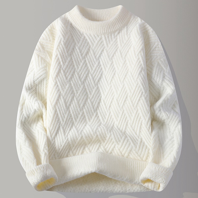 Cc Home--5578--P50--2025 Autumn New Fashion Trendy Round Neck Sweater Men-Group File Wave 29