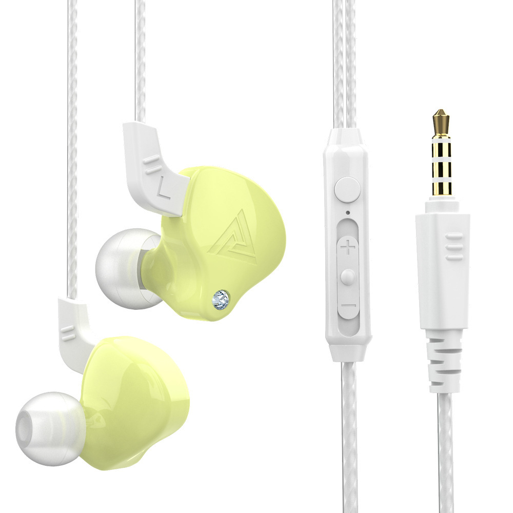 Auriculares deportivos QKZ AK6 control de cable en la oreja con auriculares para teléfonos móviles con graves de trigo Suministro directo de fábrica