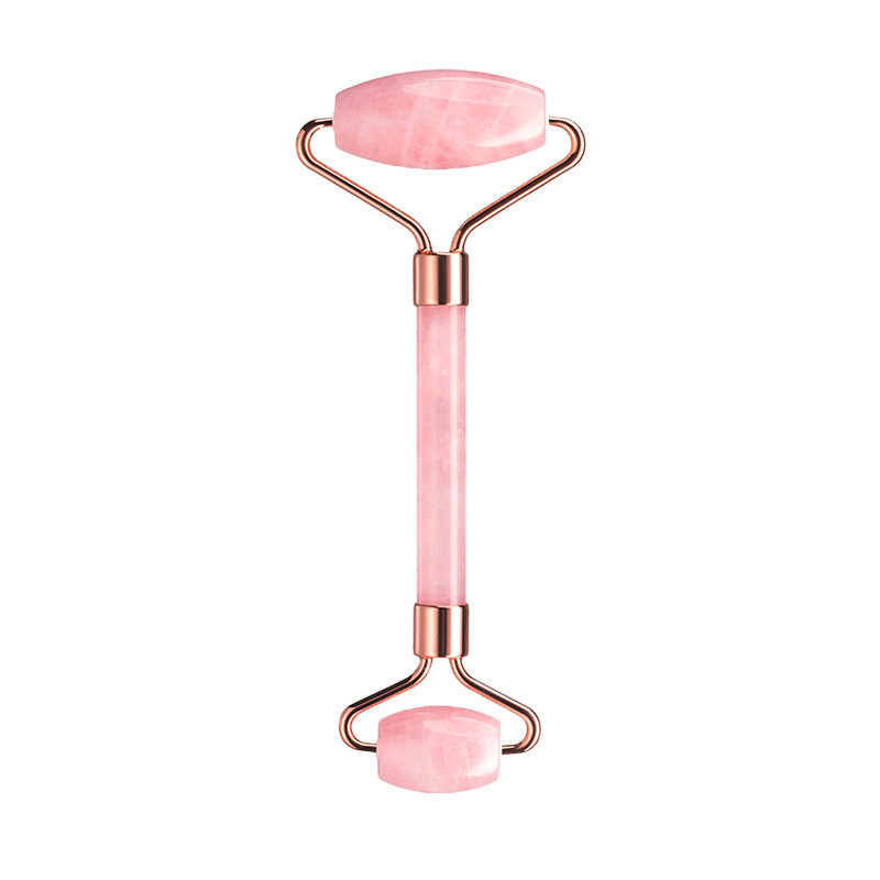 Polvo de cristal de polvo varita de masaje rollo de cristal de polvo facial jade doble cabeza masajeador de ojos al por mayor