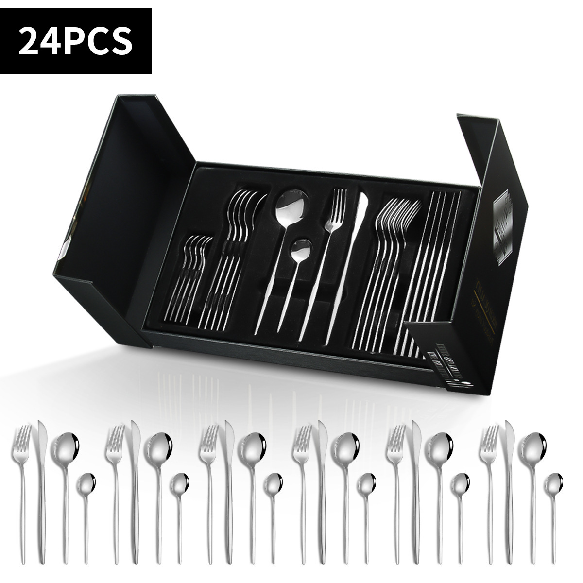 포르투갈 분할 선물 상자 실버