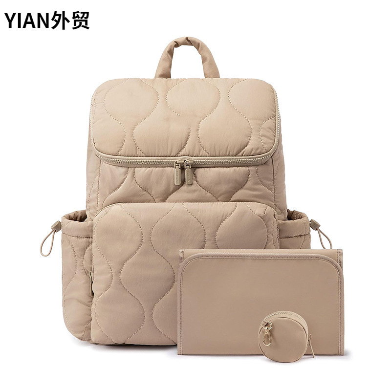 New Diaper Backpack Mummy Bag Lightweight Baby Diaper Bag Baby Bag with Insulated Pocket Diaper Pad Pacifier Bag