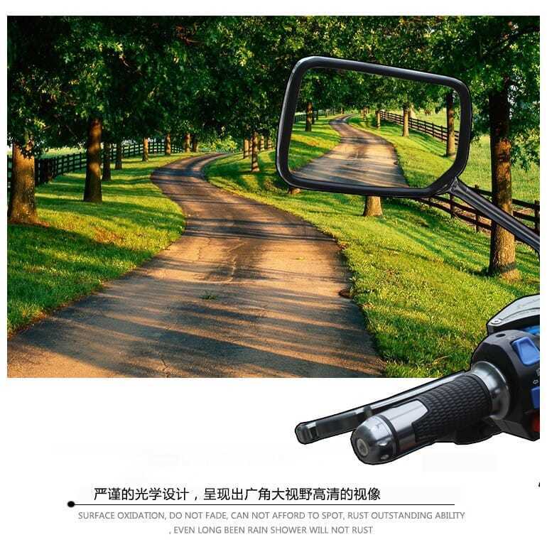 Motocicleta tortuga rey doméstico Príncipe modificado espejo retrovisor coche eléctrico espejo retrovisor convexo universal reflector 10mm