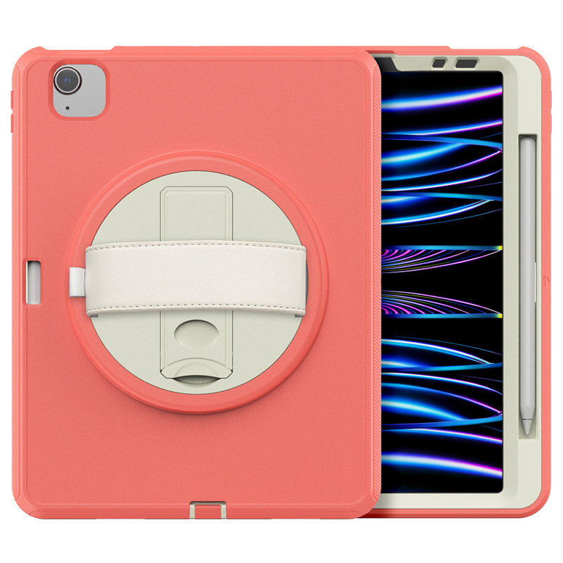 Suitable for iPad Pro 2022 Hand Strap Pc Rotating Stand Tpu Protective Case iPad Air45 Pen Slot Tablet Case