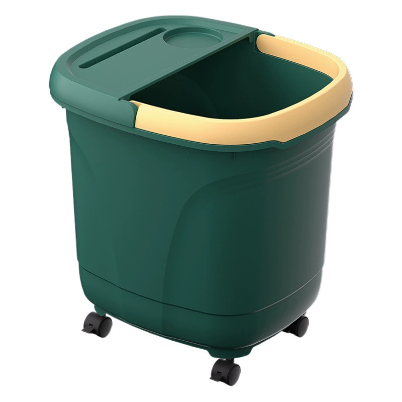 Пластиковая раковина для ног ведро для ванны для ног теплое бытовое с повышенной температурой выше колена Термальный массаж ванна для ног портативный массаж