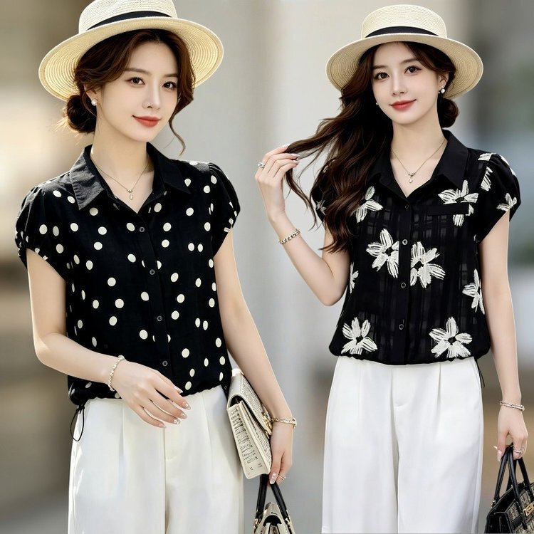 Dropshipping Trendy Hot-Selling 2026 Summer New Fashion Stylish Youthful Print Loose Short-Sleeve Shirt Cardigan Dropshipping Trendy Hot-Selling 2026 Summer New Fashion Stylish Youthful Print Loose Short-Sleeve Shirt Cardigan