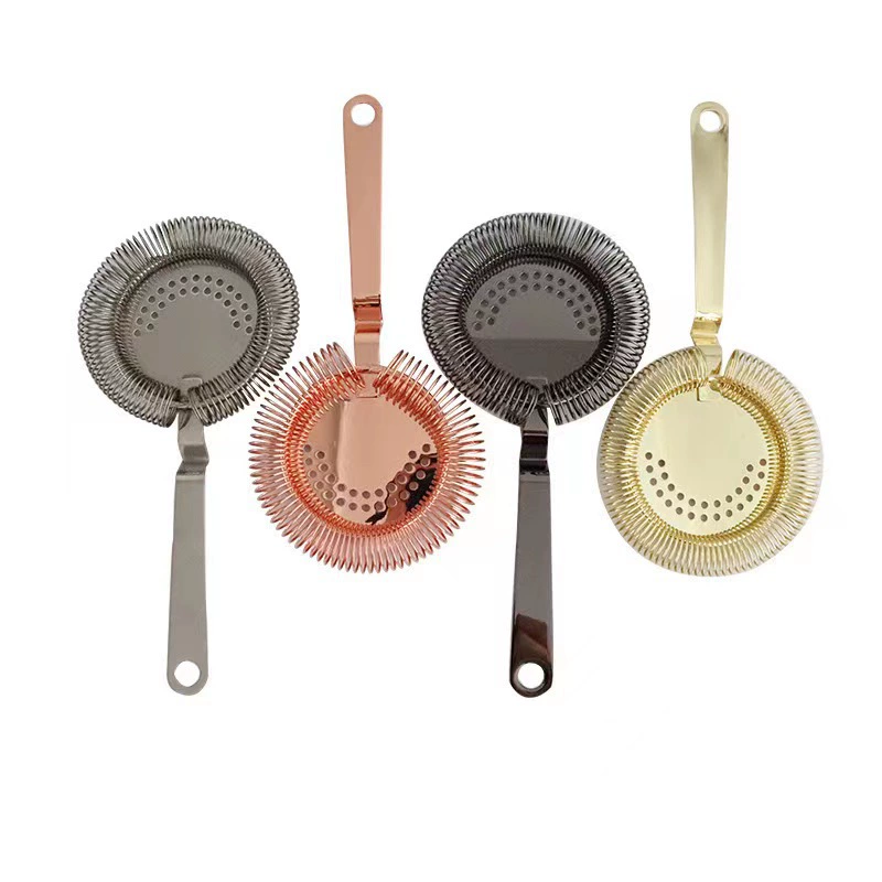 Cross -border direct supply of Hawthon filter cocktail filter creative bending filter bartender
