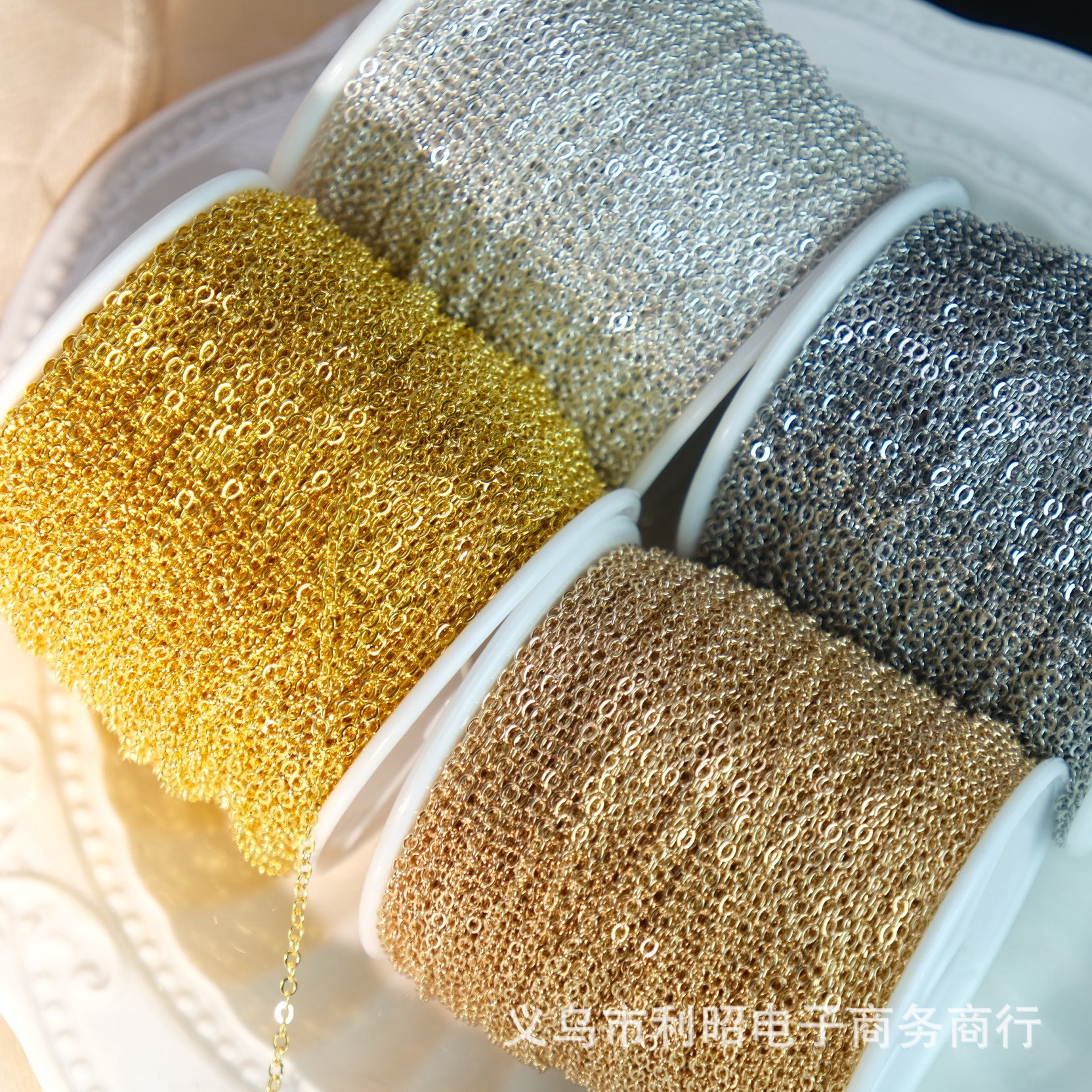 diy Chain o-shaped Chain Cross Chain 245sf2.0 Ancient Style Hairpin Tassel Step Shake Handmade Materials Jewelry Accessories