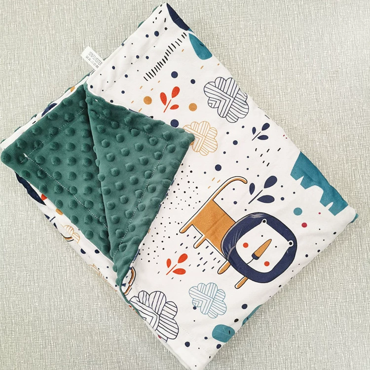 Детское одеяло Bean Успокаивающее одеяло Детское двойное одеяло Одеяло для кондиционирования воздуха Супер мягкое одеяло для новорожденных