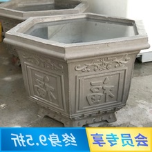 花盆模具盆水泥模具六角欧式塑钢盆景现浇模型混凝土磨具加厚